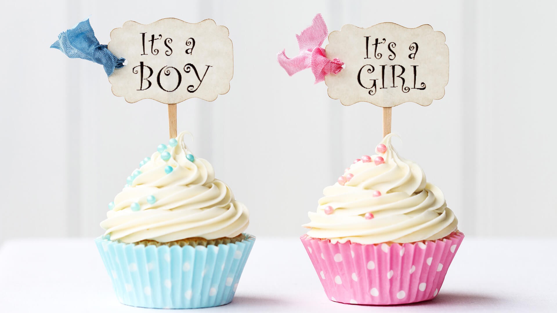 کاپ کیک  تعیین جنسیت 
